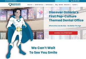 Dentist Web Design Samples - Bradford Family Dentistry