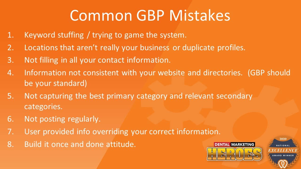 common GBP mistakes and how to avoid them