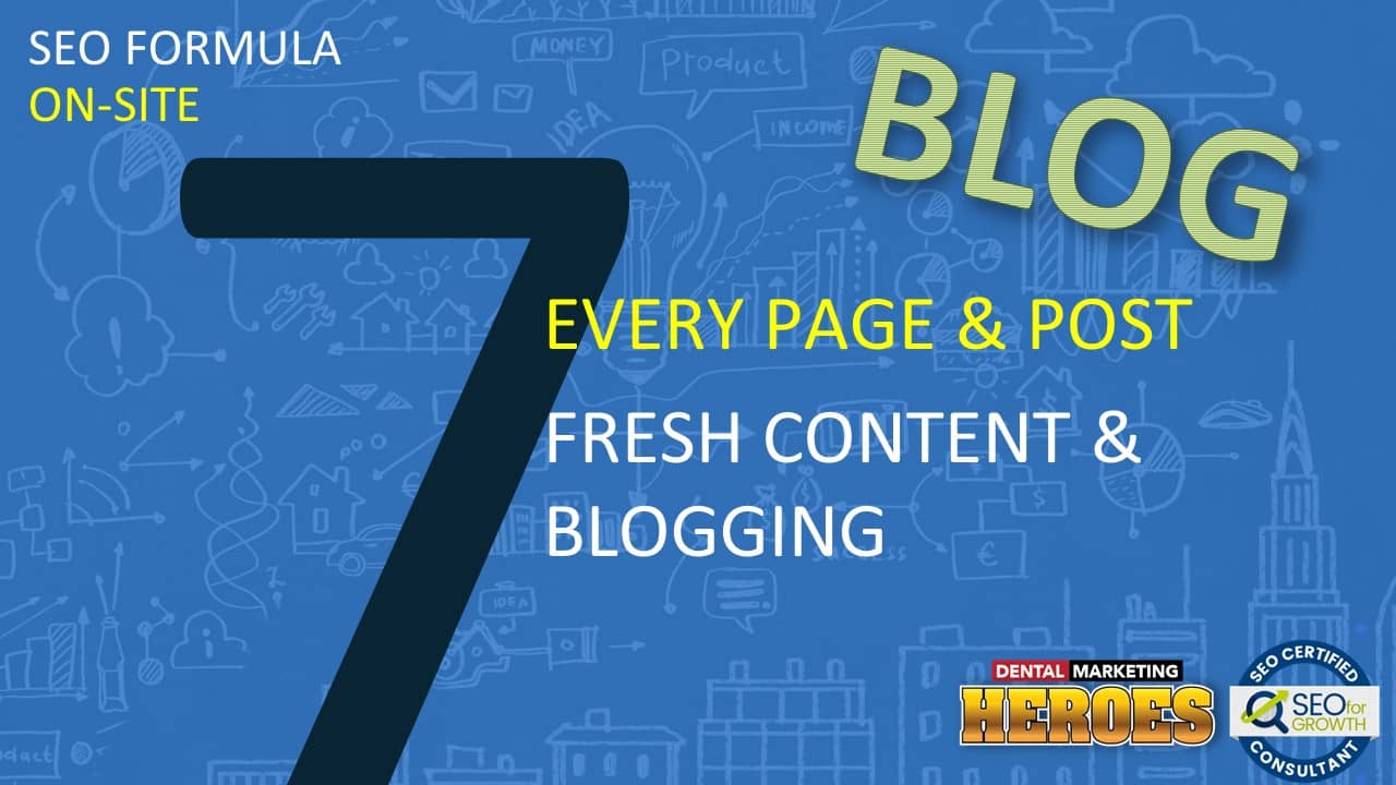 fresh content and blogging for maximum SEO results