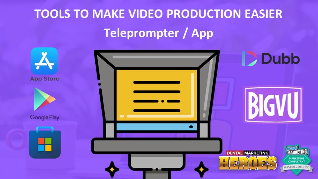 teleprompter helps make video production easier