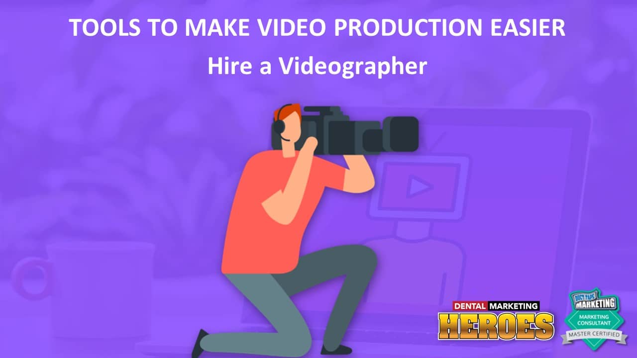hire a videographer for more professional video production