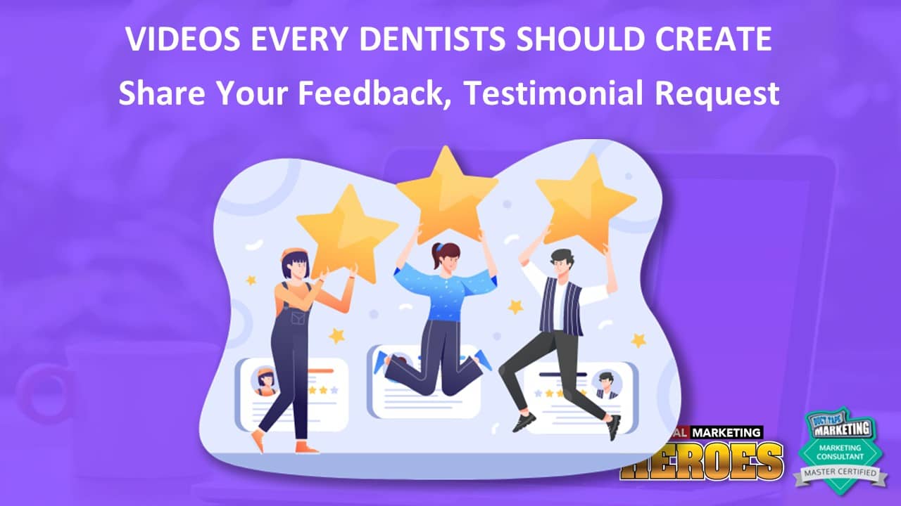 request videos to share feedback and testimonials