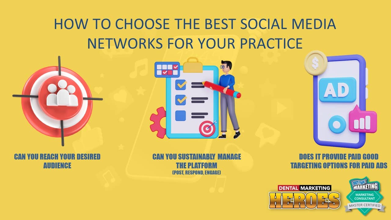 how to choose the best social media networks for your practice