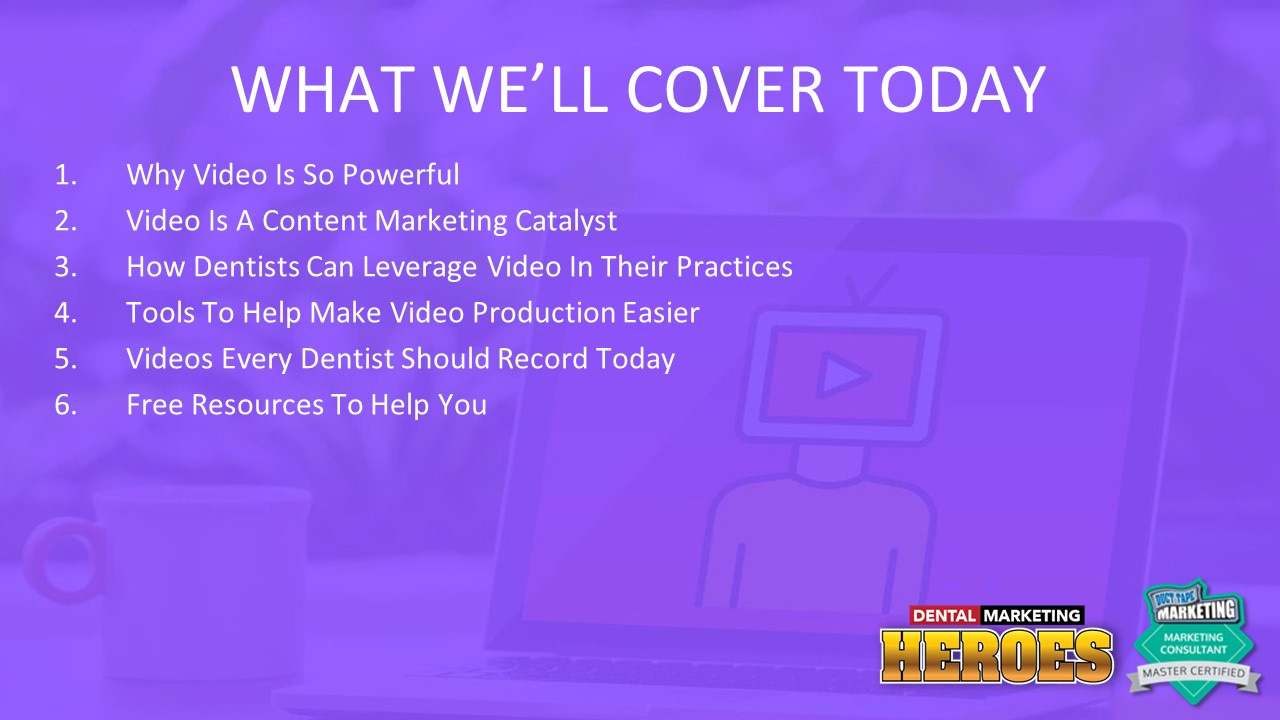 leveraging video and multi-media webinar - what we'll cover