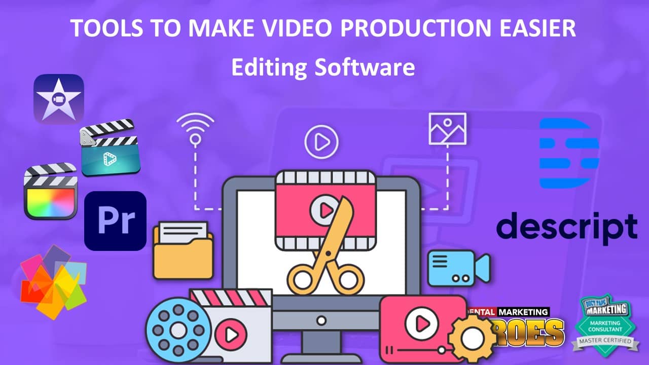 editing software helps make video production easier