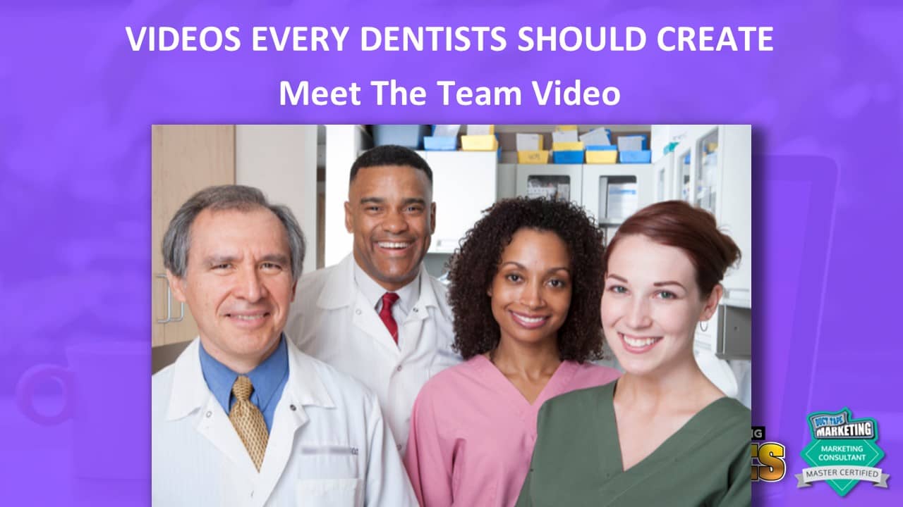 create a video introducing all the clinic team members and what they do