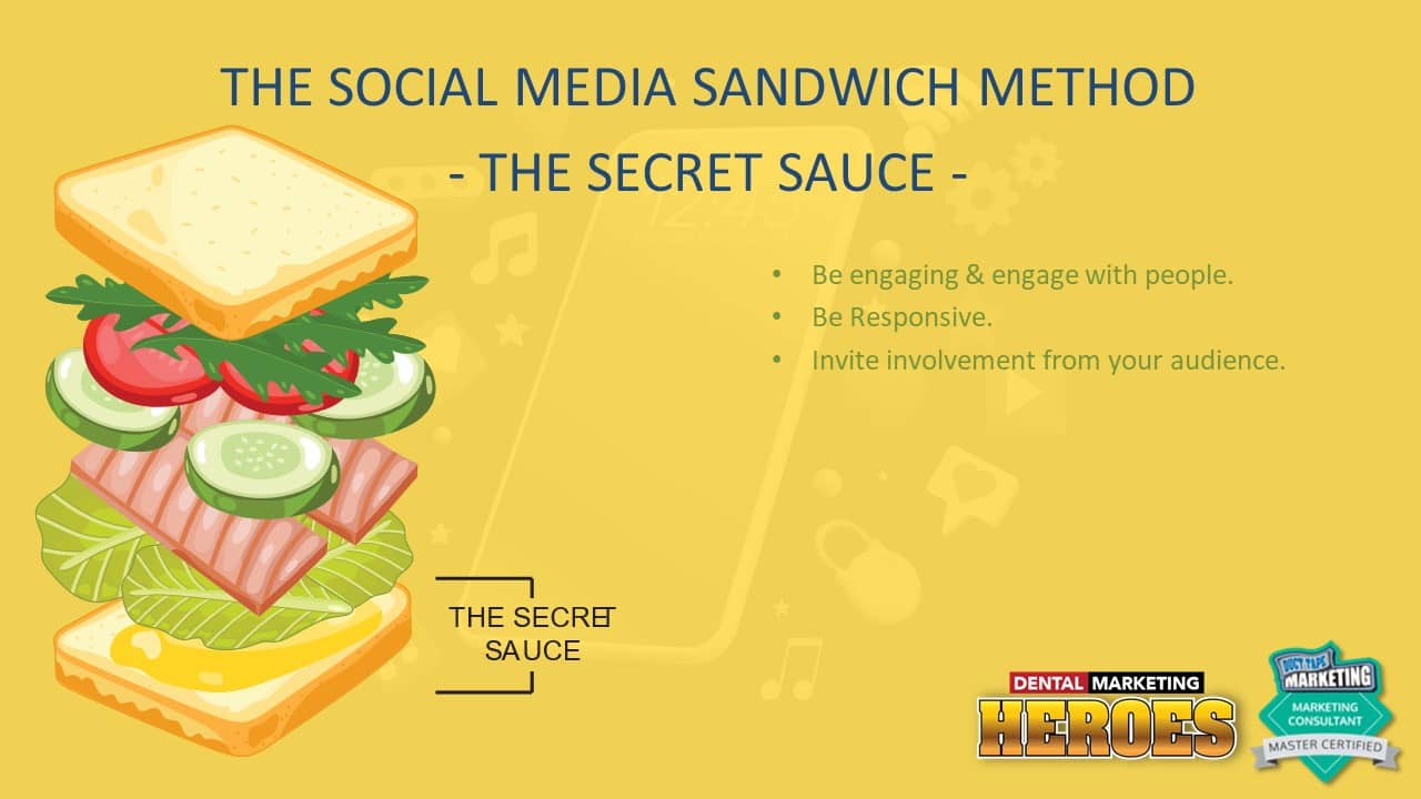 social media sandwich - the secret sauce