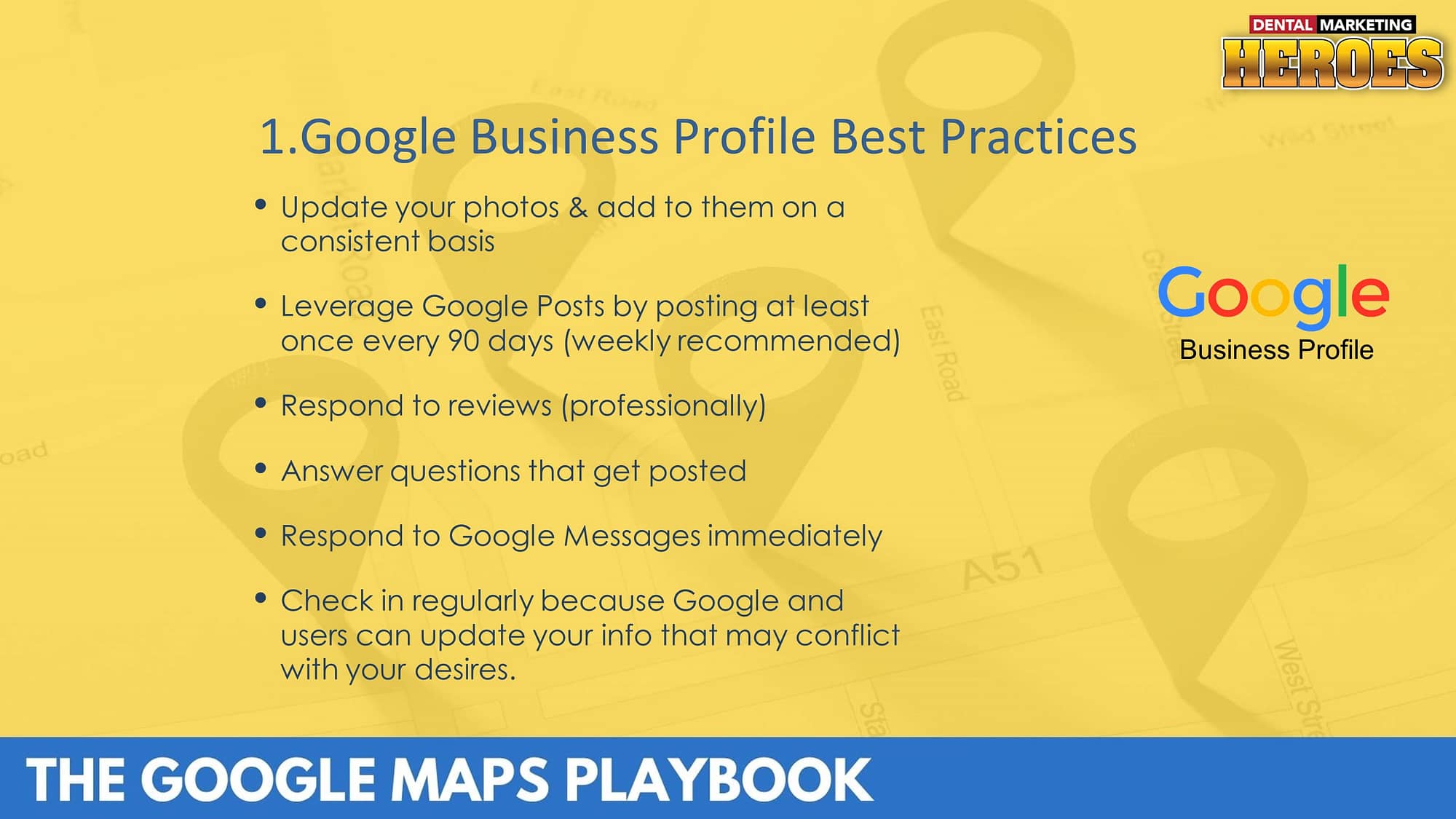 Google Business Profile best practices